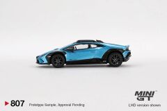 Mini GT 1/64 Lamborghini Huracán Sterrato Blu Aegir - MGT00807