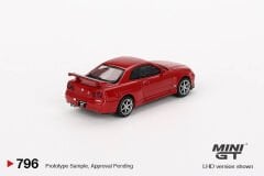Mini GT 1/64 Nissan Skyline GT-R (R34) V-Spec Active Red - Blister Paket MGT00796-BL