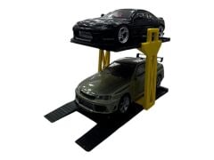 Diorama Lift otopark 1:64 - mavi