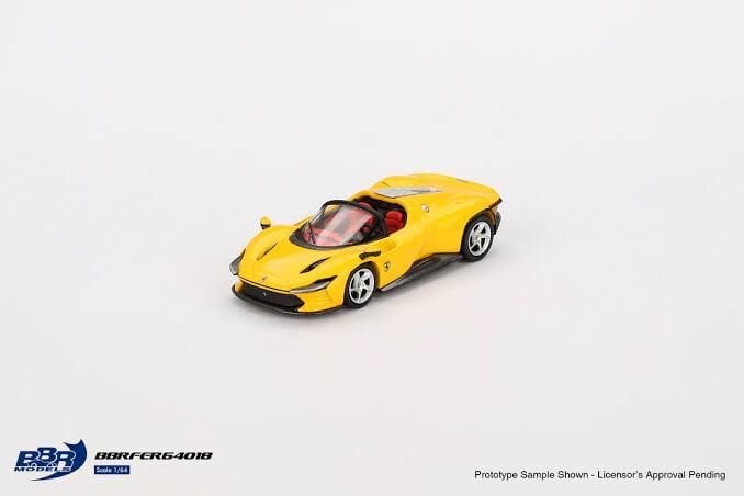 Mini GT 1/64 BBR Ferrari Daytona SP3 Giallo Modena BBRFER64018