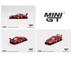 Mini GT 1/64 Nissan LB-ER34 Super Silhouette SKYLINE Red/Black MGT00843