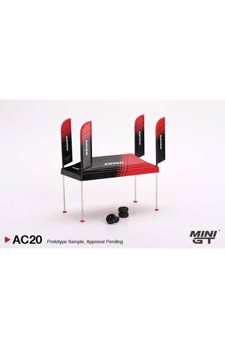 Mini GT 1/64 Paddock Service Tent Set - ADVAN MGTAC20