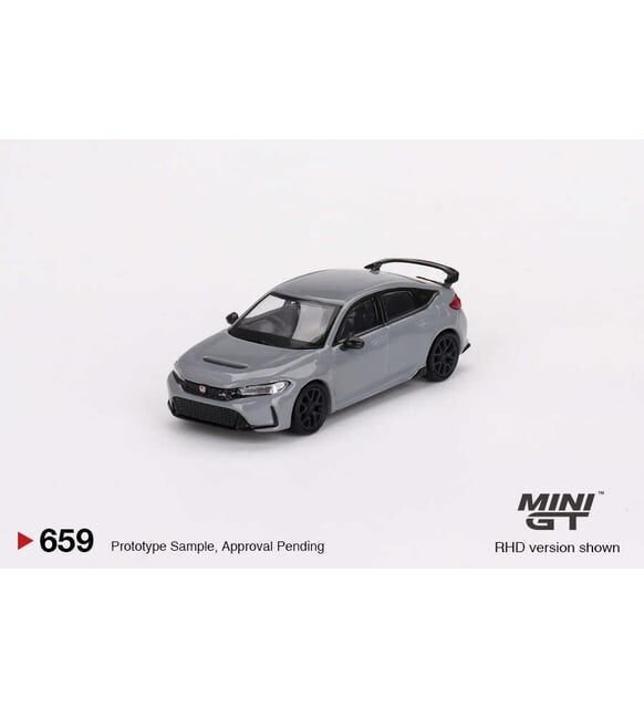 Mini GT 1/64 Honda Civic Type R Sonic Gray Pearl 2023 MGT00659