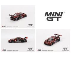 Mini GT 1/64 Porsche 911 GT3 R GTD PRO Pfaff Motorsports IMSA 2023 Sebring 12 Hrs. Winner MGT00770