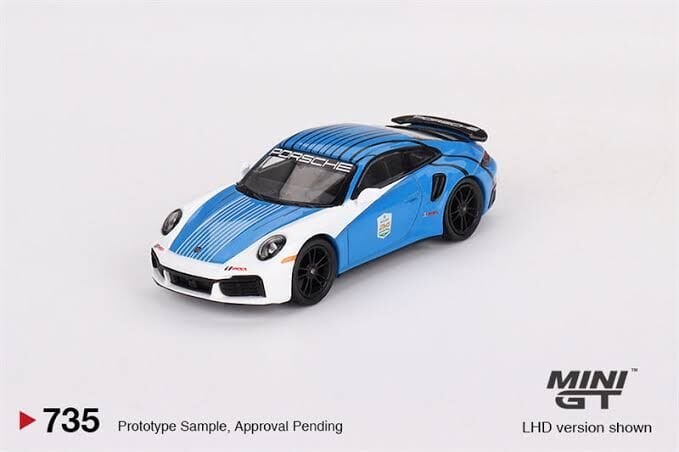Mini GT 1/64 Porsche 911 Turbo S Safety Car 2023 IMSA Daytona 24 Hrs MGT00735