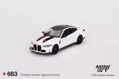 Mini GT 1/64 BMW M4 CSL Alpine White MGT00683