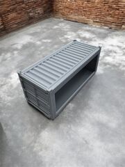 1:64 Konteyner Stand Diorama - Gri