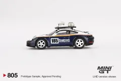 Mini GT 1/64 Porsche 911 Dakar Rallye Design Package White/Gentian Blue Metallic - Blister Paket MGT00805-BL