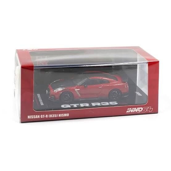 Inno 1/64 Nissan GT-R (R35) NISMO Red IN64-R35N-RED