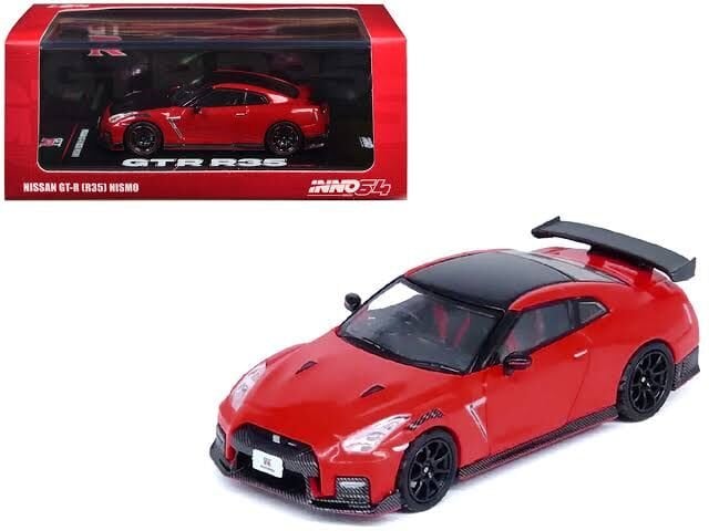 Inno 1/64 Nissan GT-R (R35) NISMO Red IN64-R35N-RED