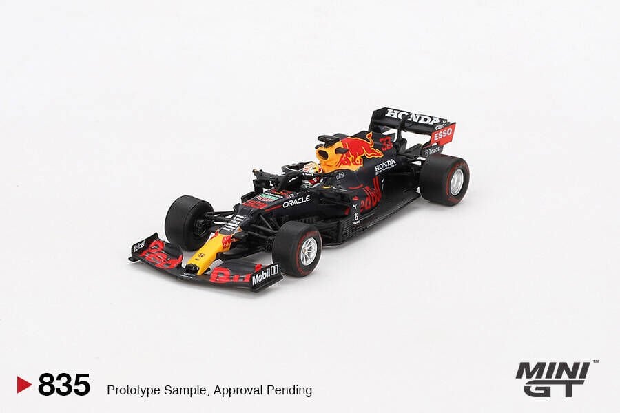 Mini GT 1/64 Red Bull RB16B #33 Max Verstappen 2021 Abu Dhabi Grand Prix Winner MGT00835