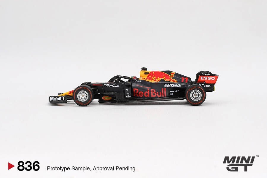 Mini GT 1/64 Red Bull RB16B Sergio Pérez 2021 Azerbaijan Grand Prix Winner MGT00836