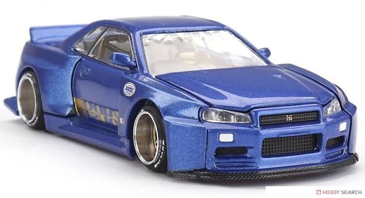 Mini GT 1/64 [KaidoHouse x MiniGT] Nissan Skyline GT-R (R34) Kaido Works (V2 Aero) SHINJUKU V2 KHMG158