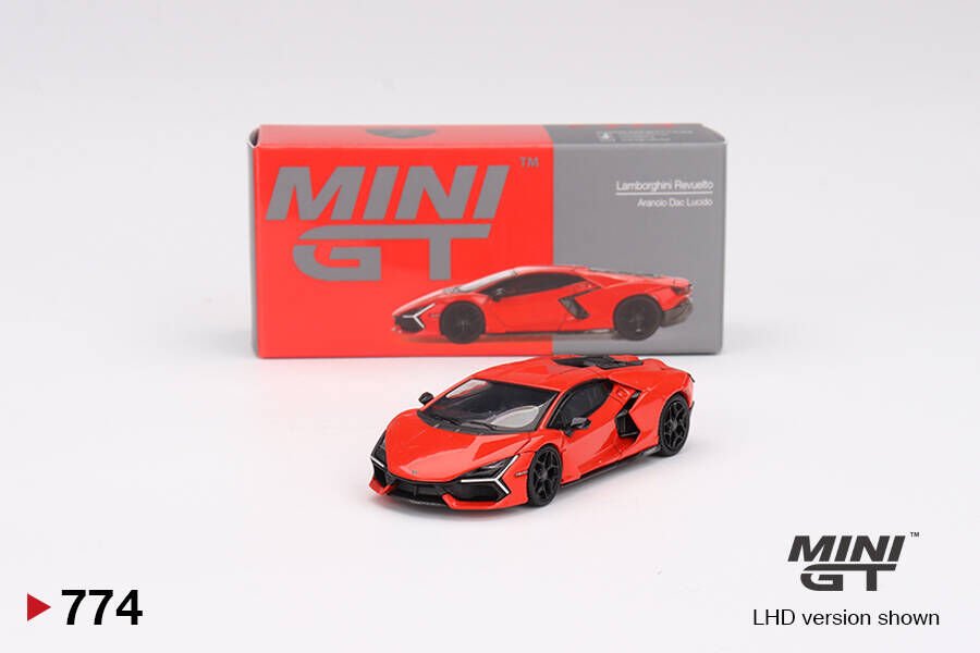 Mini GT 1/64 Lamborghini Revuelto Arancio Dac Lucido MGT00774