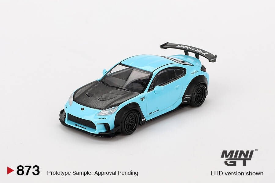 (ÖN SATIŞ) Mini GT 1/64 Toyota GR86 LB Nation Baby Blue MGT00873