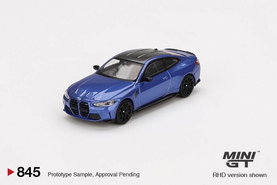 (ÖN SATIŞ) Mini GT 1/64 BMW M4 Competition (G82) Portimao Blue MGT00845