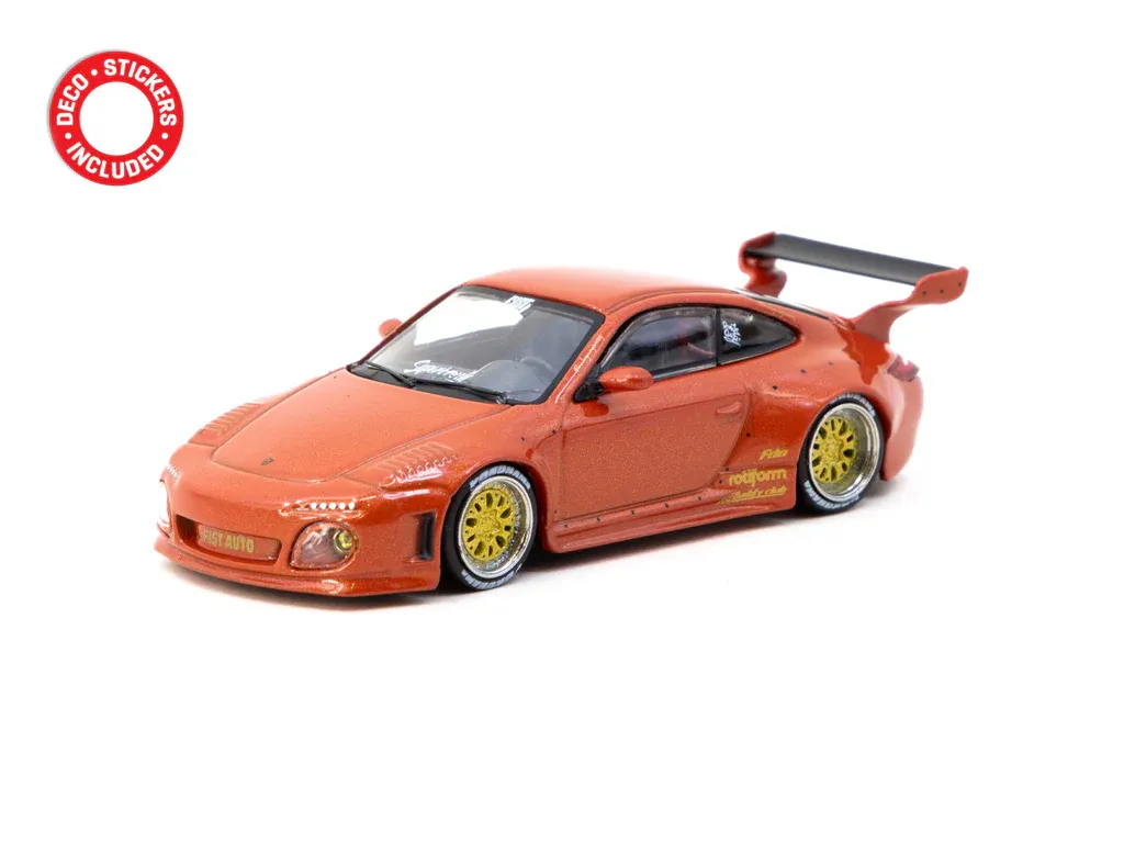 Tarmac Works 1/64 Old & New 997 Red Metallic - ROAD64 T64R-TL053-REM