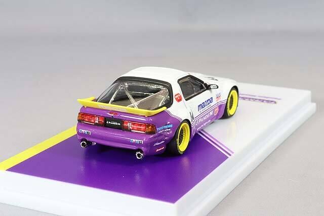 Tarmac Works 1/64 Pandem Mazda RX-7 FC3S White / purple - HOBBY64 T64-066-WP