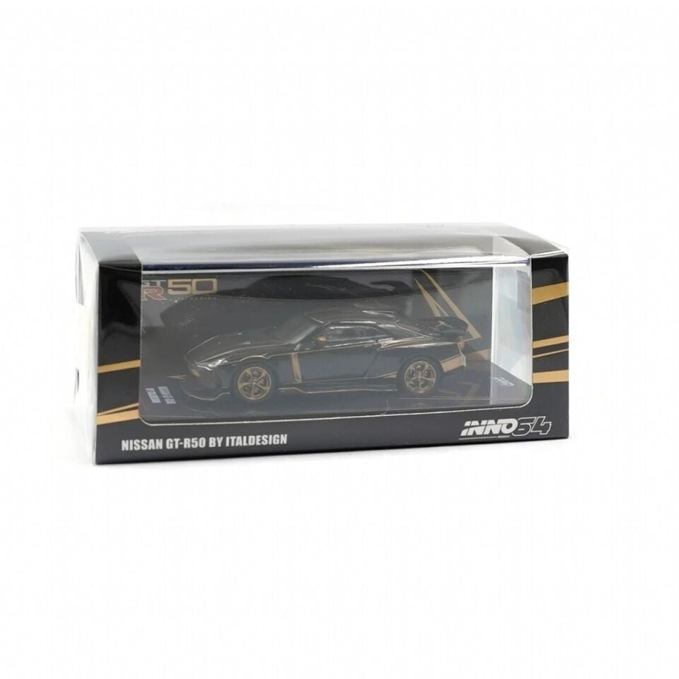 Inno 1/64 Nissan GT-R50 By ITALDESIGN Black IN64-R50-BLK