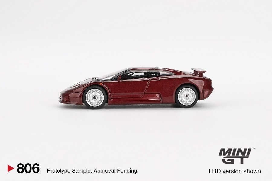 Mini GT 1/64 Bugatti EB110 GT Dark Red Metallic - MGT00806