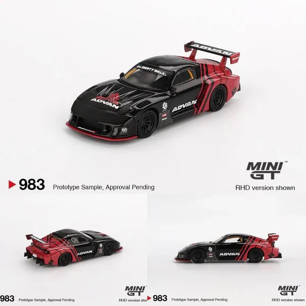 Mini GT 1/64 Mazda RX-7 LB-Super Silhouette Advan MGT00983