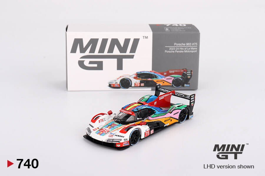 Mini GT 1/64 Porsche 963 #75 Porsche Penske Motorsport 2023 24 Hrs of Le Mans MGT00740