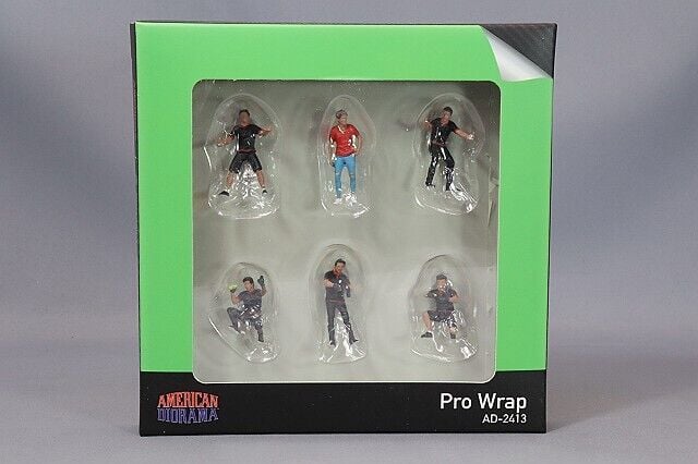 1:64 Figurine Set ''Pro-Wrap'' -- American Diorama AD-2413